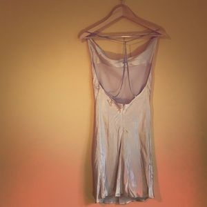 Backless Forever 21 mini dress Tan